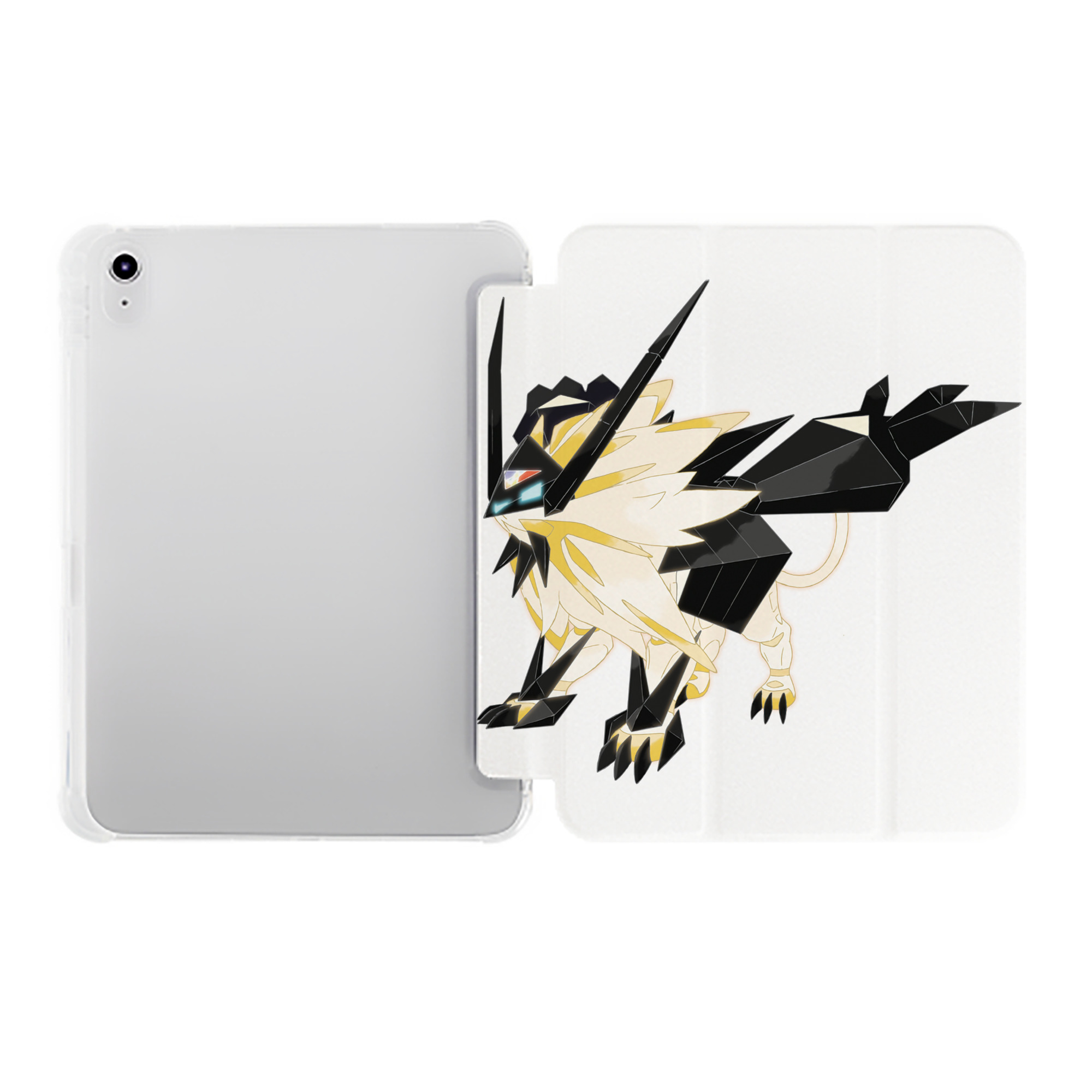 （画像用） ポケットモンスター Pokémon IPad ケース ペン収納付き 三つ折りスタンド PUレザー×シリコン 対応機種9.5/10.5/10.9インチ